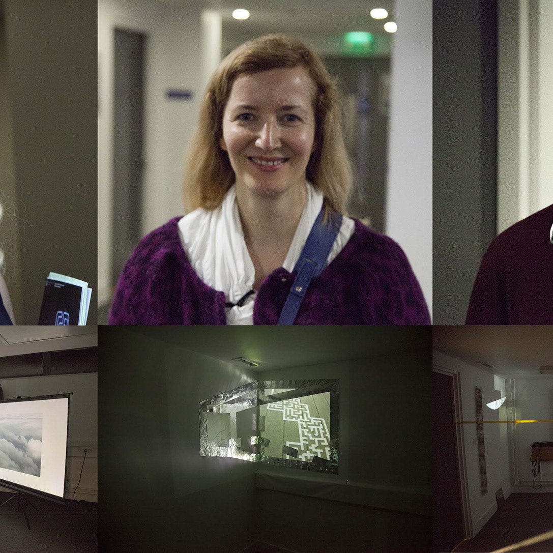 Mihaela with her RTS award and documentation of I – Installation
