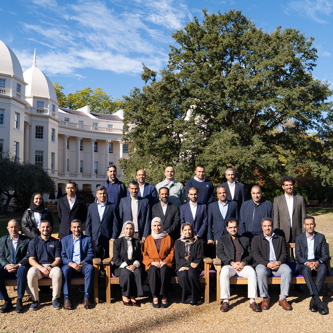 A group of Executive Education participants outside London Business School